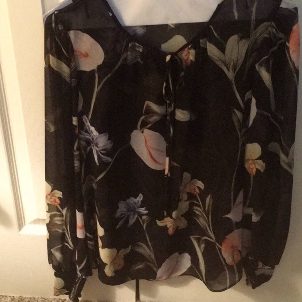 WHBM BLOUSE WITH CAMISOLE XS